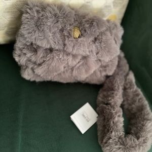 Kurt Geiger Kensington Small Faux Fur - grey